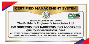 ISO 9001, ISO 14001, and ISO 45001 certified